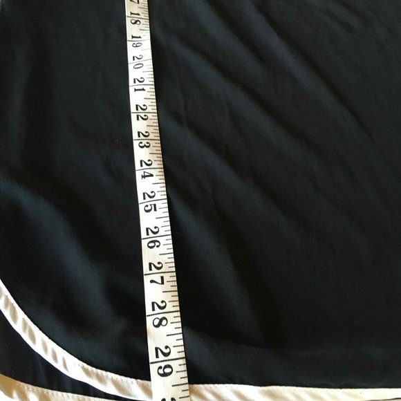 Today's Designer Black with White Trim Blouse - Picture 7 of 8